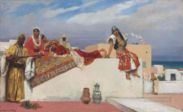 Árabe Painting - Una tarde idílica Jean Joseph Benjamin Constant Araber